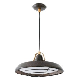 Lámpara Colgante LED Faro PLEC Marrón envejecido