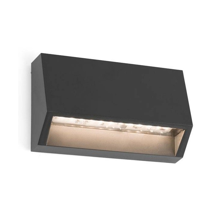 Aplique de Exterior LED Faro MUST -1 gris oscuro