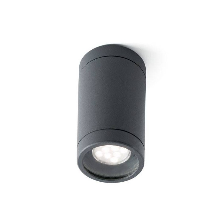 Plafón de Exterior Faro OLOT gris oscuro