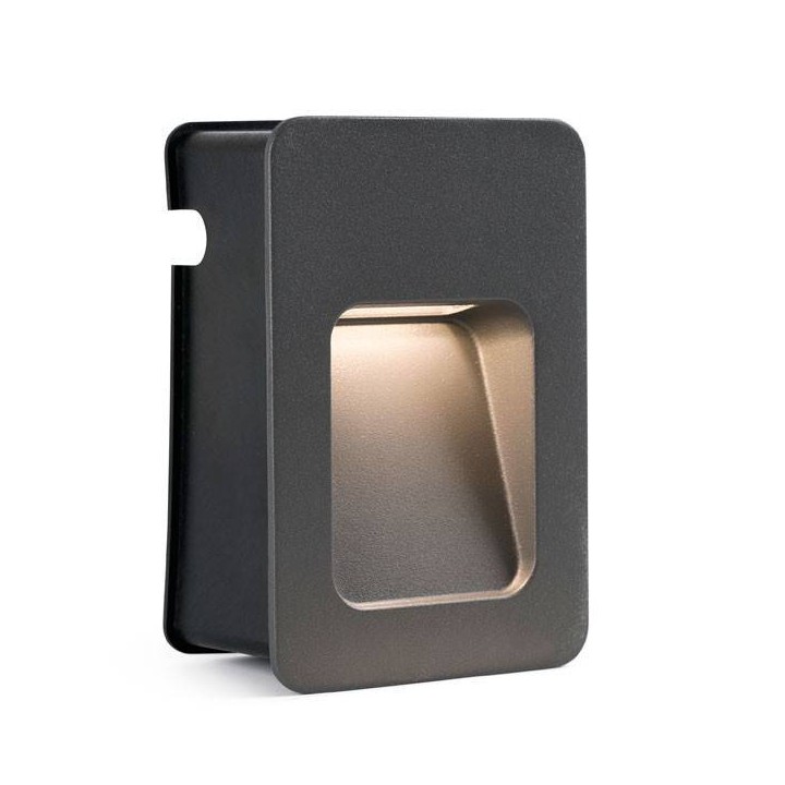 Aplique empotrable LED para exterior Faro NASE -2
