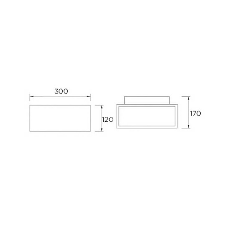 Aplique de Exterior LED 39W Leds C4 AFRODITA 3000K 4198 lm Blanco
