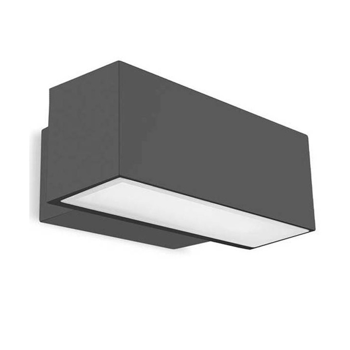 Aplique de Exterior LED 19W Leds C4 AFRODITA 3000K 2120 lm Gris Urbano