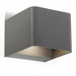 Apliques de Exterior LED 9W Leds C4 WILSON Gris Urbano