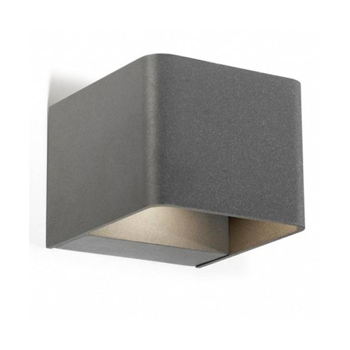 Apliques de Exterior LED 9W Leds C4 WILSON Gris Urbano