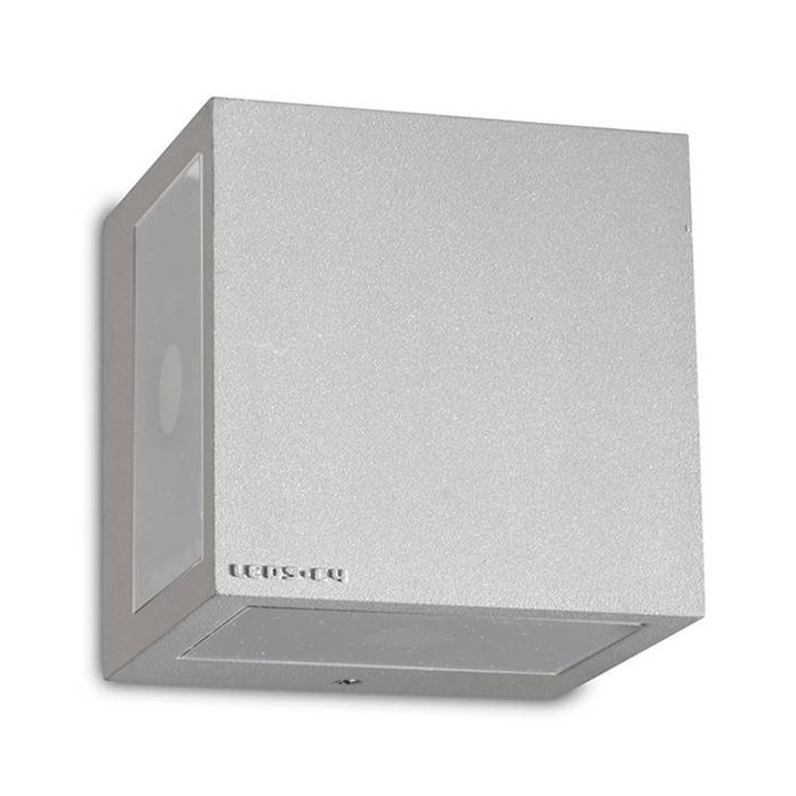 Apliques de Exterior LED 8W Leds C4 POKER Gris