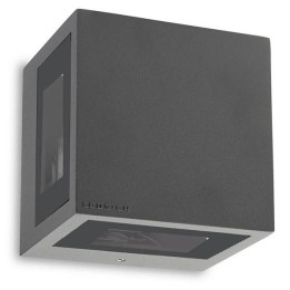Apliques de Exterior LED 8W Leds C4 POKER Gris Urbano