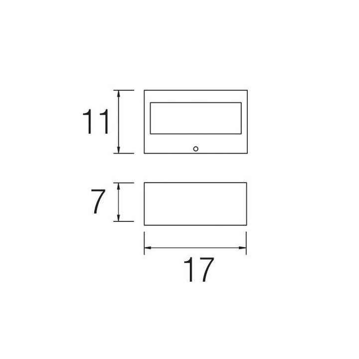 Apliques para Exterior NEMESIS-P Gris R7s
