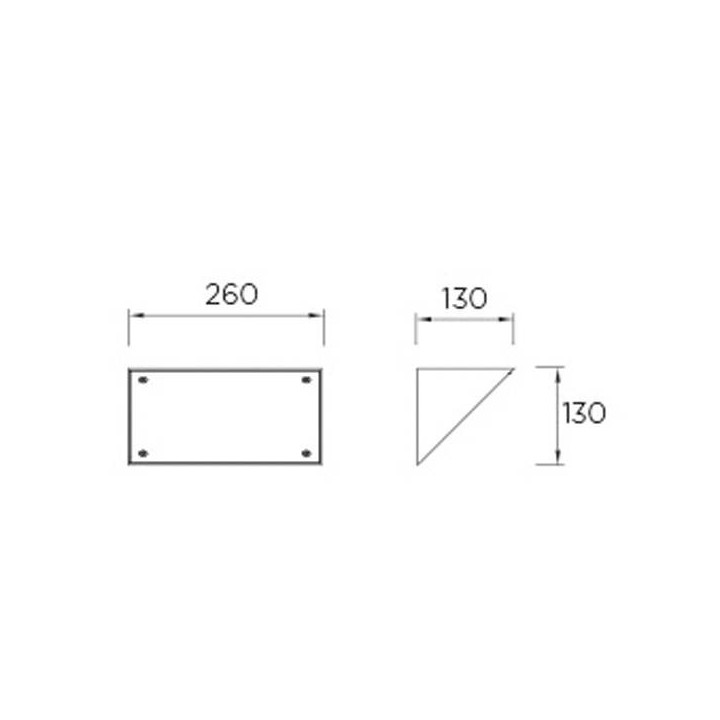 Apliques de Exterior Leds C4 CURIE Gris Urbano