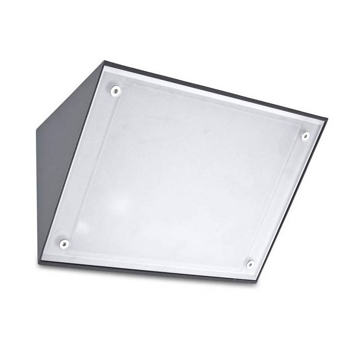 Apliques de Exterior Leds C4 CURIE Gris Urbano