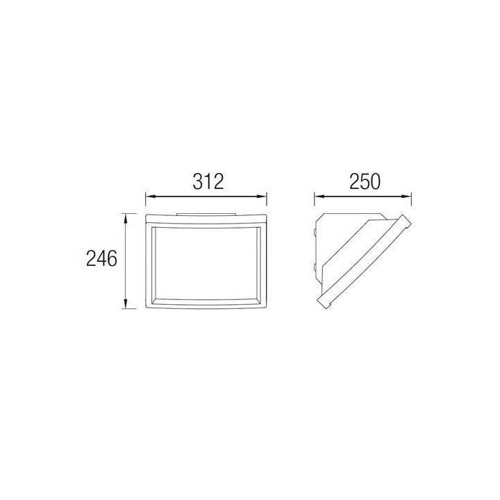 Apliques para Exterior ACCESS Gris