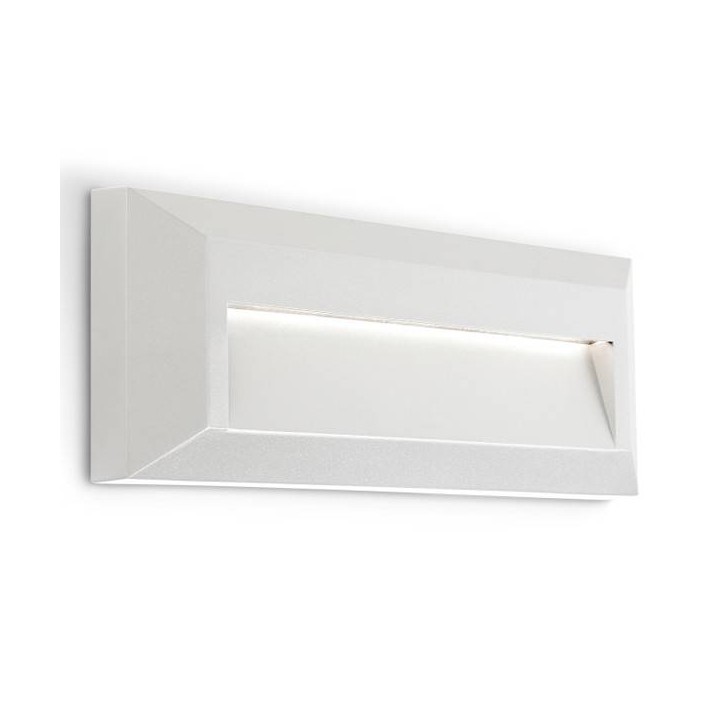 Apliques de Exterior LED 3W Leds C4 KÖSSEL 4000K Blanco / Gris / Gris Urbano