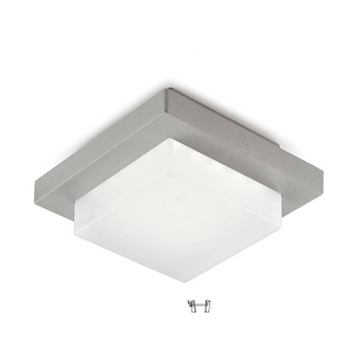 Aplique / Plafón de Exterior LED 3,5W Leds C4 JET 3000K Gris
