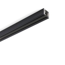 Faro CARRIL trifásico negro 2m
