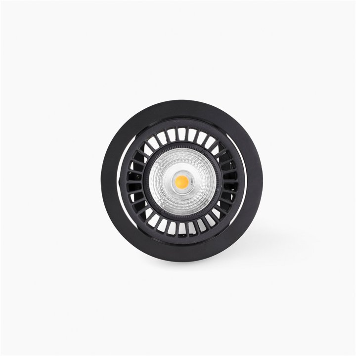 Faro OPTIC Empotrable negro LED 18/25W 3000K 20° 2260/2990 lm