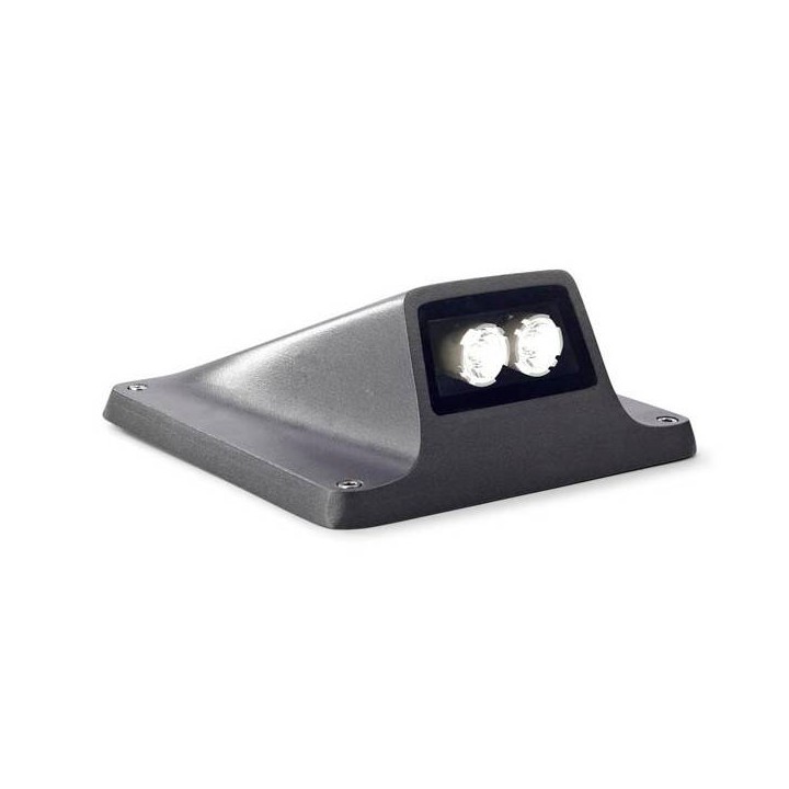 Luces de Superficie para Exterior LED 2W Leds C4 REXEL-P Gris Urbano