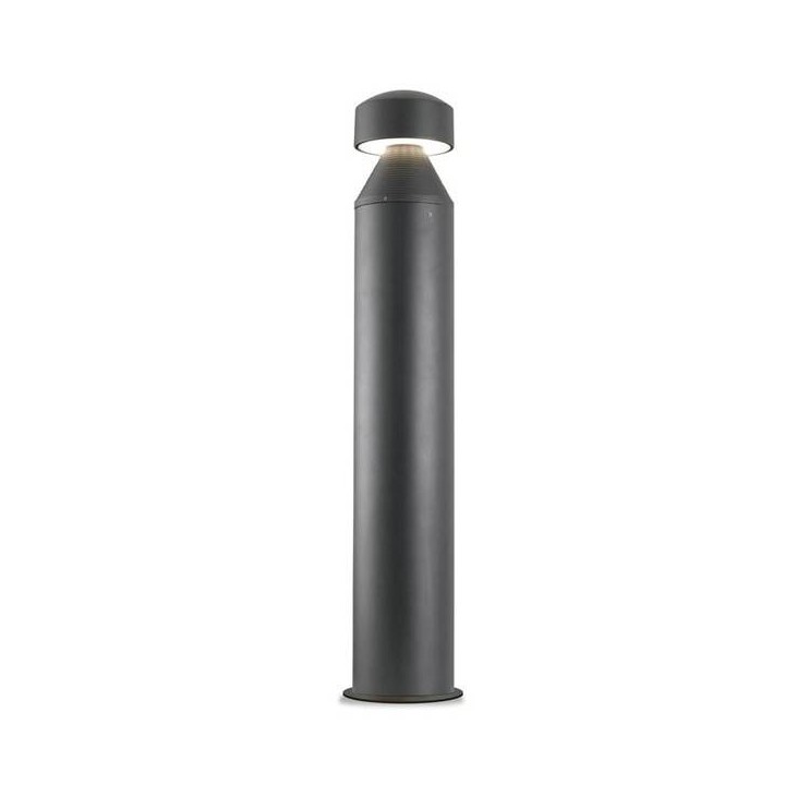 Balizas de Exterior LED 23W Leds C4 CILIN 3000K 1m Gris Urbano