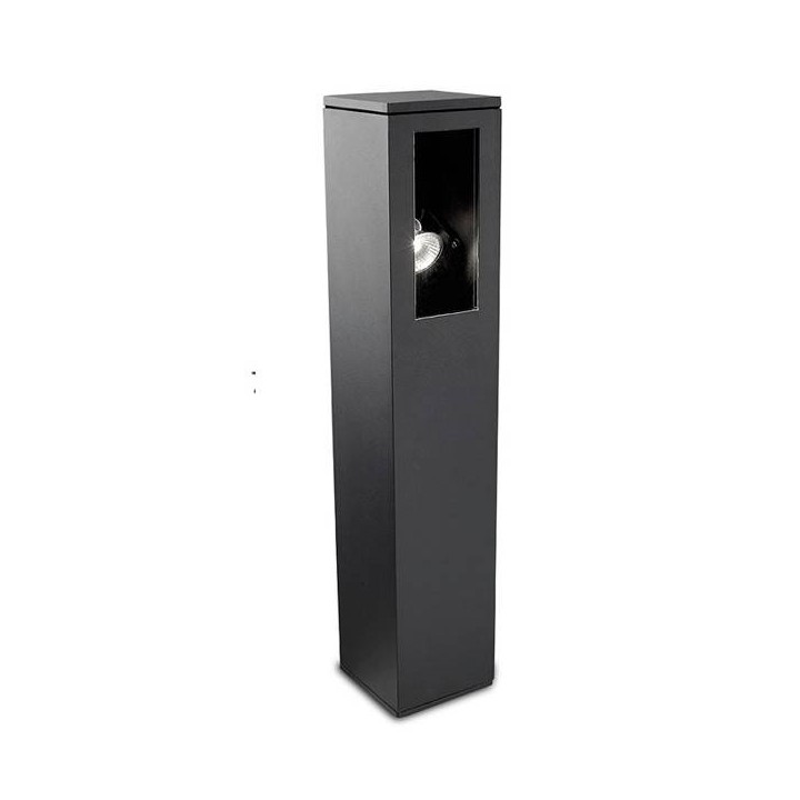 Balizas de Exterior GU10 Leds C4 WAY 60 cm Basculante Gris Urbano