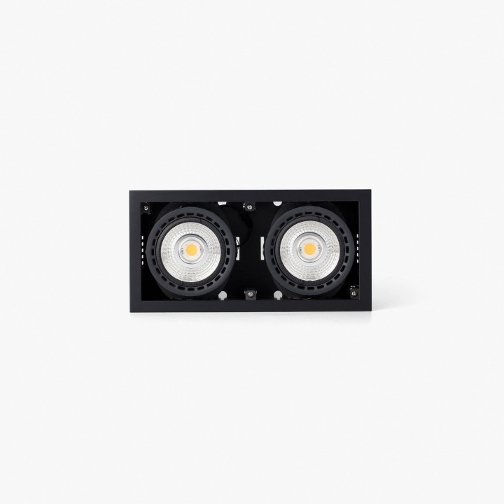 Faro MINI COLIN-2 empotrable negro CRI95 36-50W 4000K 56°