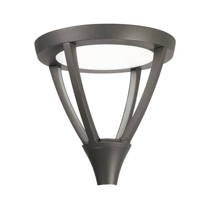 Cabezal farolas LED 38W Leds C4 PROUD 4000K 4612 lm Gris Urbano