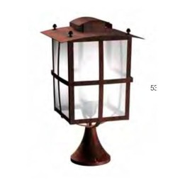 Lámpara Sobremuro E27 Leds C4 RUSTICA