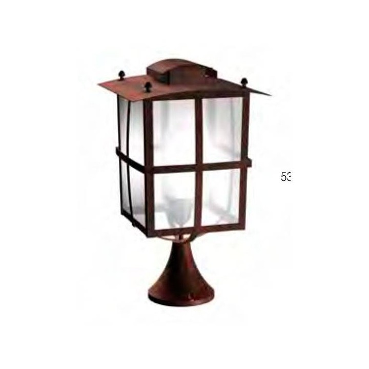 Lámpara Sobremuro E27 Leds C4 RUSTICA