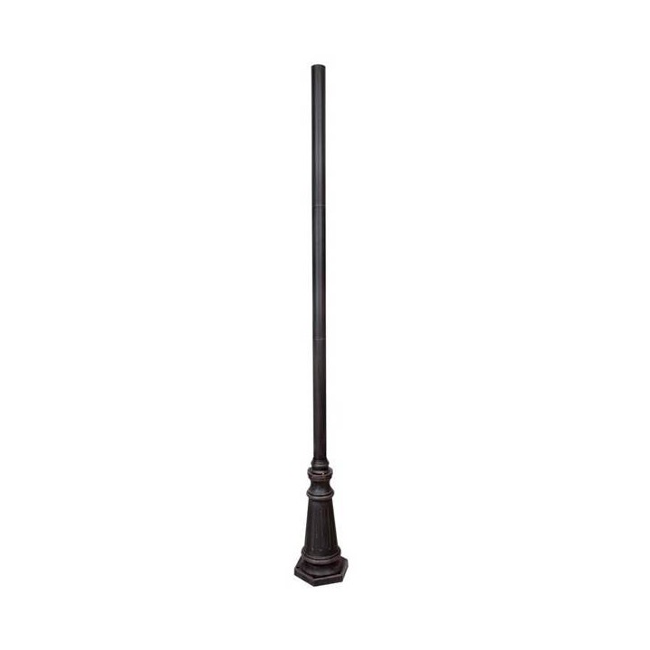 Columna farolas Leds C4 RUSTICA 2,24 mts Marrón Oxido