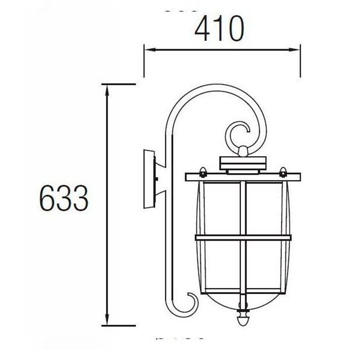 Apliques de Exterior E27 Leds C4 RUSTICA