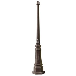 Columna farolas Leds C4 GALATEA Marrón Oxido