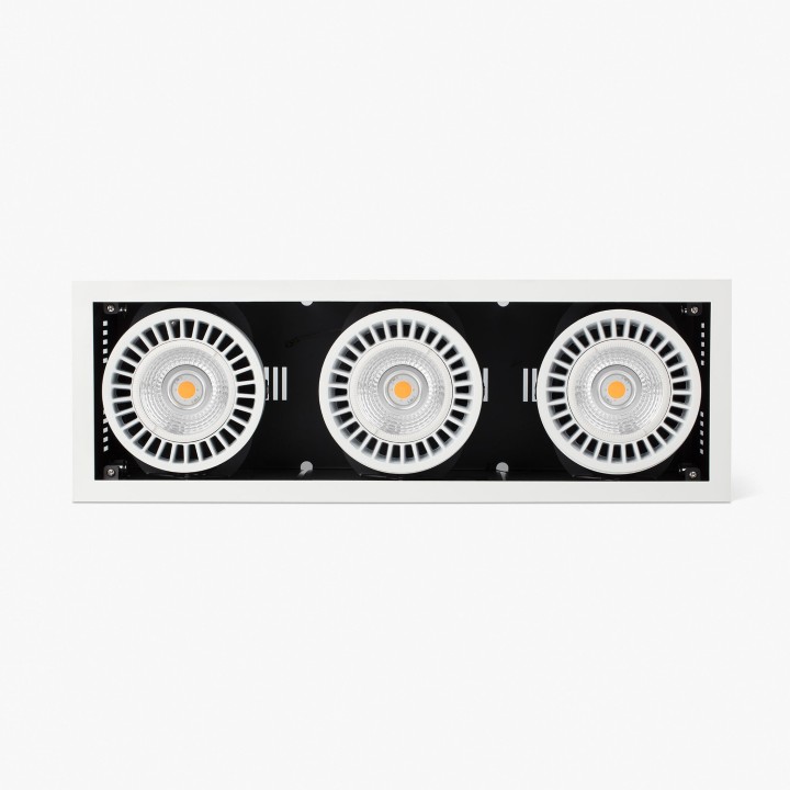 Faro COLIN-3 empotrable blanco CRI95 72-108W 4000K 20°