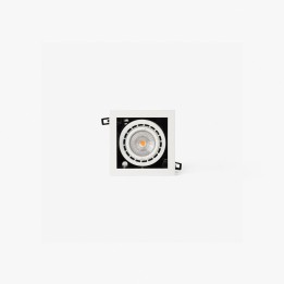 Faro NANO COLIN-1 empotrable blanco con marco 7-13W 3000K 56°