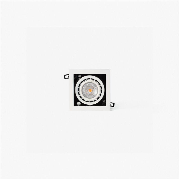 Faro NANO COLIN-1 empotrable blanco con marco 7-13W 3000K 56°