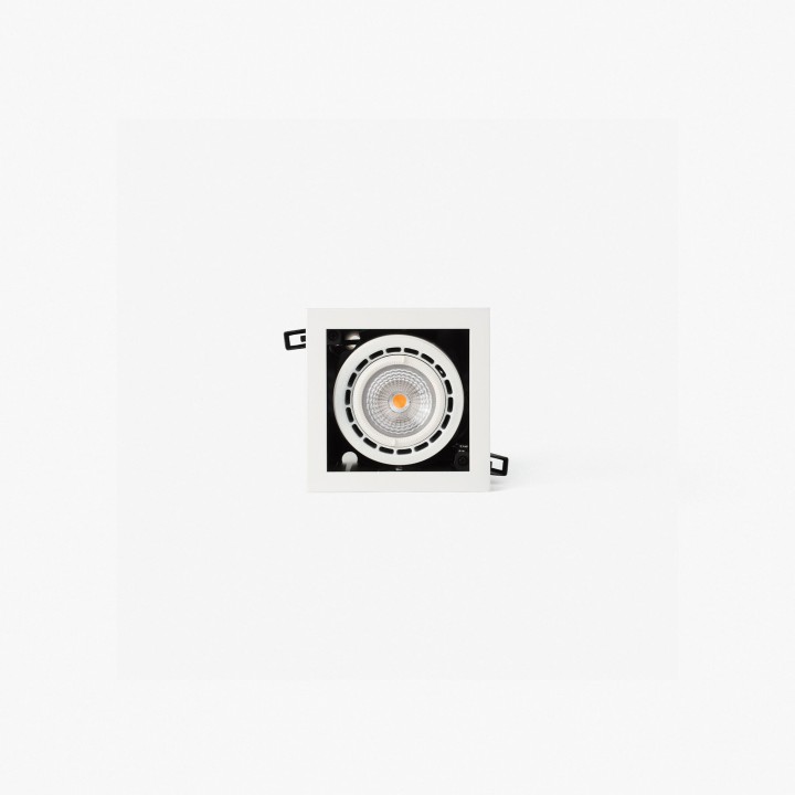 Faro NANO COLIN-1 empotrable blanco con marco 7-13W 4000K 20°
