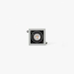 Faro NANO COLIN-1 empotrable gris con marco 7-13W 4000K 20°