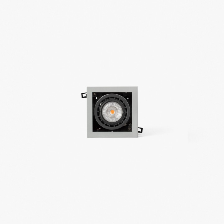 Faro NANO COLIN-1 empotrable gris con marco 7-13W 4000K 56°