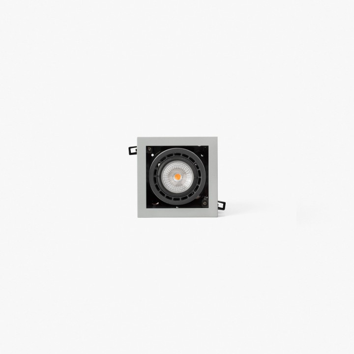 Faro NANO COLIN-1 empotrable gris con marco 7-13W 4000K 56°
