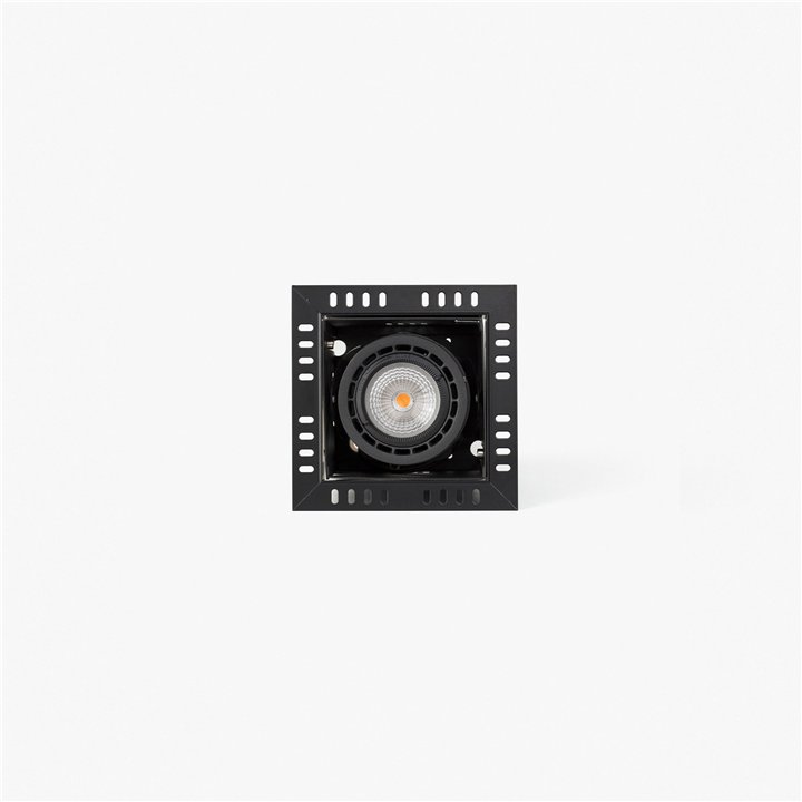 Faro NANO COLIN-1 empotrable negro sin marco 7-13W 2700K 20°
