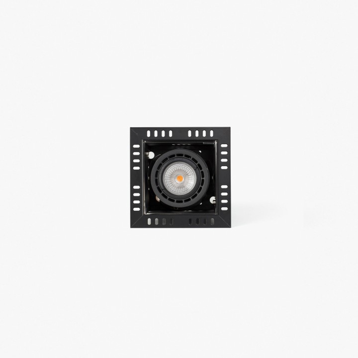 Faro NANO COLIN-1 empotrable negro sin marco 7-13W 3000K 56°
