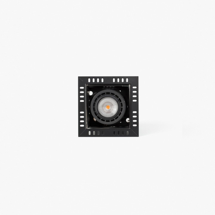 Faro NANO COLIN-1 empotrable negro sin marco 7-13W 3000K 56°