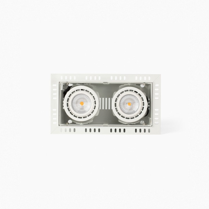 Faro NANO COLIN-2 empotrable blanco sin marco 14-26W 3000K 20°