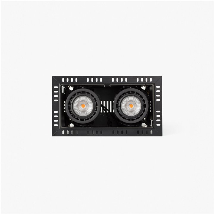 Faro NANO COLIN-2 empotrable negro sin marco 14-26W 3000K 20°