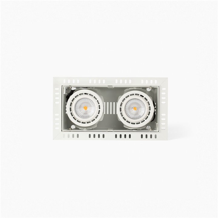 Faro NANO COLIN-2 empotrable blanco sin marco 14-26W 4000K 20°