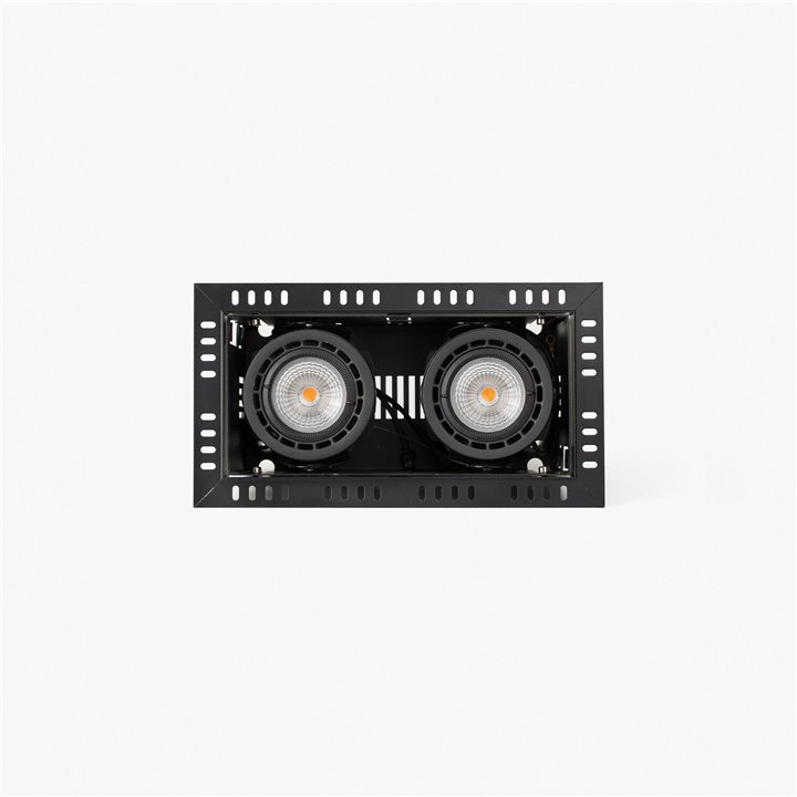 Faro NANO COLIN-2 empotrable negro sin marco 14-26W 4000K 20°