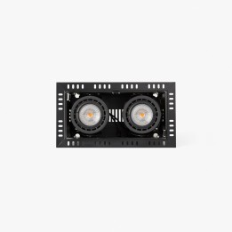 Faro NANO COLIN-2 empotrable negro sin marco 14-26W 4000K 56°
