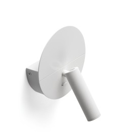 Faro DUAS Lámpara aplique lector blanco con USB