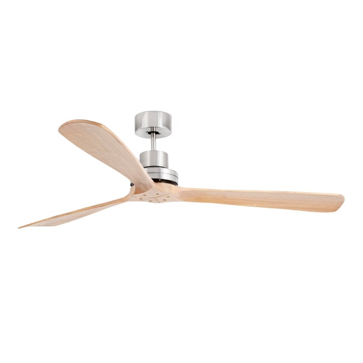 Faro LANTAU XL Ventilador níquel mate/pino DC