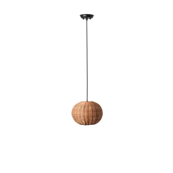 Faro HAKA 250 Lámpara colgante negra/ratán