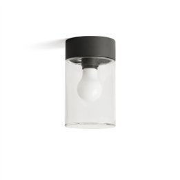 Faro KILA 200 Lámpara plafón gris oscuro transparente