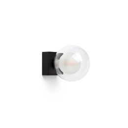 Faro PERLA Lámpara aplique negro