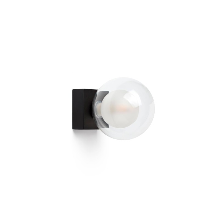 Faro PERLA Lámpara aplique negro