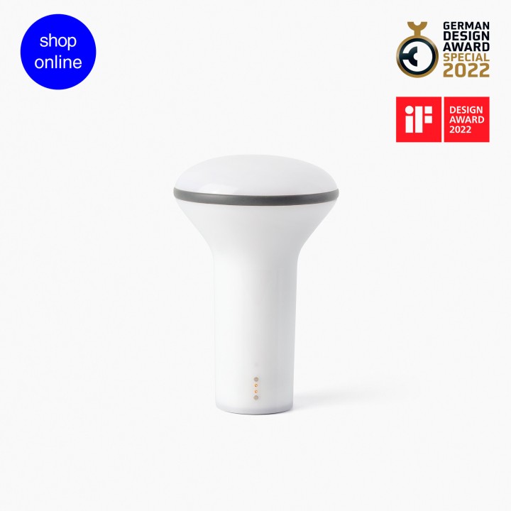 Faro BUDDY lámpara portátil gris 3W